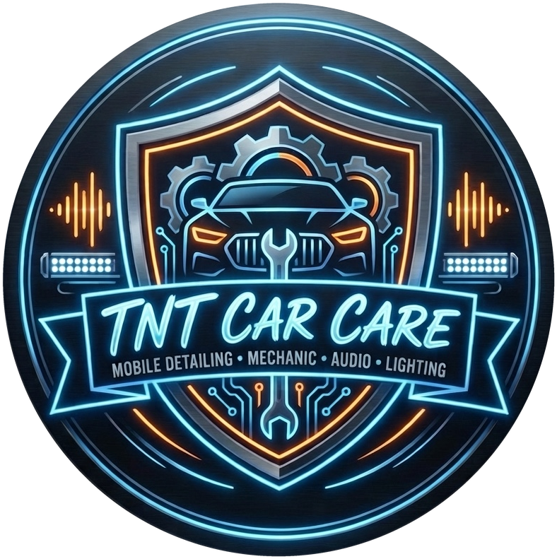 TNT Car Care round shield logo